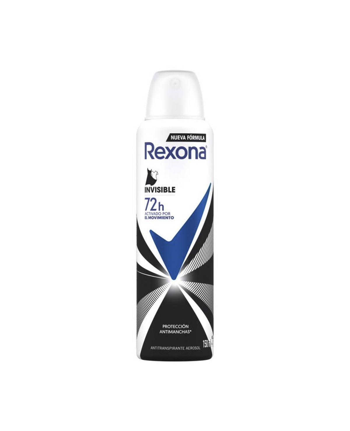 Antitranspirante Rexona Invisible Aerosol x 150 Ml